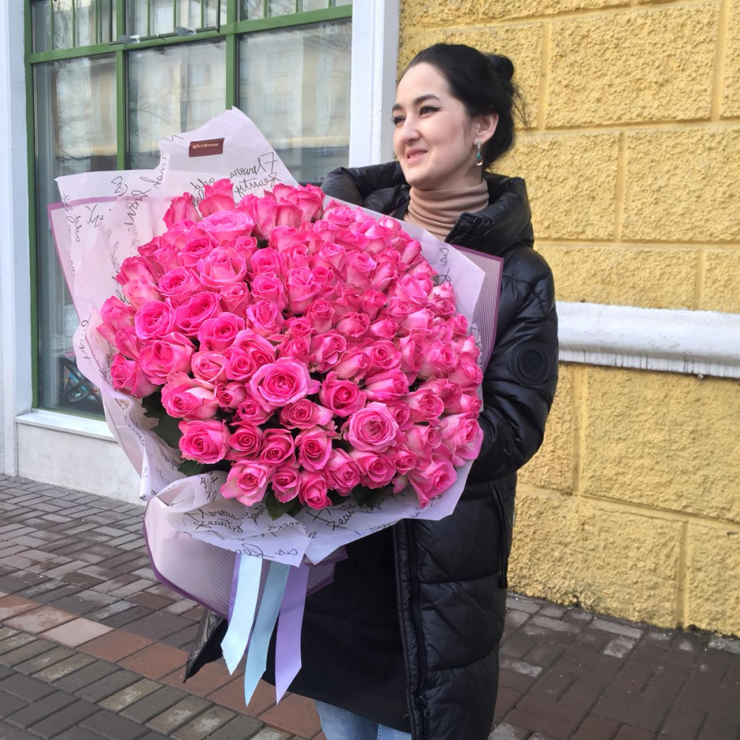 Купить розы в Алматы, Нур-Султане, Семее, Караганде, Усть-Каменогорске, Павлодаре