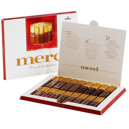 картинка Коробка конфет "Merci"