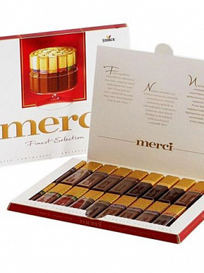 картинка Коробка конфет "Merci"